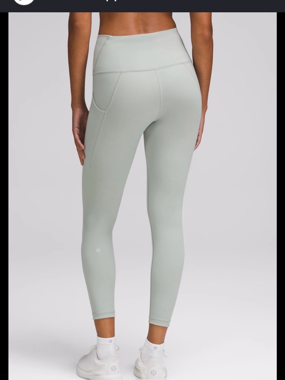 lululemon Peleton Sage Green High-Waist Pocket Leggings